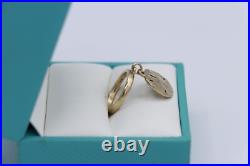 14K Yellow Gold James Avery Sand Dollar Charm Ring Size 2.75