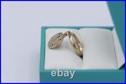 14K Yellow Gold James Avery Sand Dollar Charm Ring Size 2.75