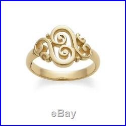 14K Yellow Gold James Avery'Spanish Swirl' Ring Size 6