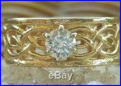 30 ct Diamond James Avery 14K Diamond Wedding Band Ring Size 5.5