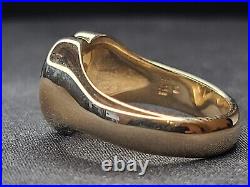 Authentic James Avery ETERNAL LOVE RING Sz-8.5 14KT Gold AG321, Retired RARE