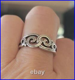 Beautiful James Avery Swirl Waves Ring Size 9.75 Just Beautiful! WithJA Box