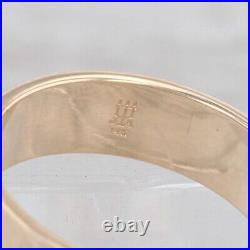 Hammered Band Ring 14k Yellow Gold Size 9.5 James Avery