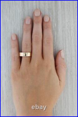 Hammered Band Ring 14k Yellow Gold Size 9.5 James Avery