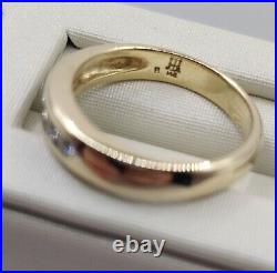 JAMES AVERY 14K YELLOW GOLD DEBRA DIAMOND BAND RING Size 3.5