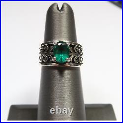 JAMES AVERY 925 Silver 5g Sz 5.5 Aloree Gemstone Ring #50979K