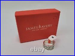 JAMES AVERY Artisan Jewelry Sterling Silver Ring Sz 8
