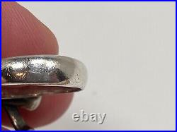 JAMES AVERY RETIRED STERLING SILVER BOW RING SIZE 7 1/2 6.0 Grams