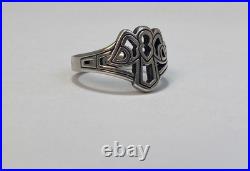 JAMES AVERY RETIRED STERLING SILVER SPREAD WING ANGEL OPEN WORK RING Sz. 5.25 JAMES AVERY RETIRED STERLING SILVER SPREAD WING ANGEL OPEN WORK RING Sz. 5.25