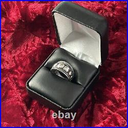 JAMES AVERY Ring Sterling Silver Retired Graduated Bead Band RARE