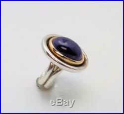 JAMES AVERY Sterling Silver/14K Yellow Gold Sodalite Ring