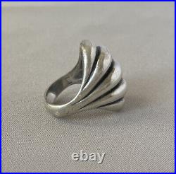 JAMES AVERY Sterling Silver Dome Style Ring Size 8.75O673