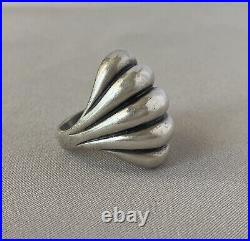 JAMES AVERY Sterling Silver Dome Style Ring Size 8.75O673