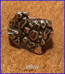 JAMES AVERY Sterling Silver TEXAS NUGGET Ring Size 9 RETIRED