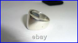 JAMES AVERY Vintage Heavy Smooth Chunky Sterling Silver Ring Size 7.25 19.1 Gr