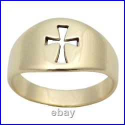 James Avery 14K Gold Crosslet Ring 6.0 Grams Size 9.5 #7701