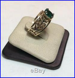 James Avery 14K Gold Emerald Adoree Ring Size 6 1/2
