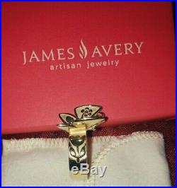 James Avery 14K Gold Mariposa Ring Rare & Retired Butterfly Size 8