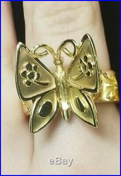 James Avery 14K Gold Retired Mariposa (Butterfly) Ring