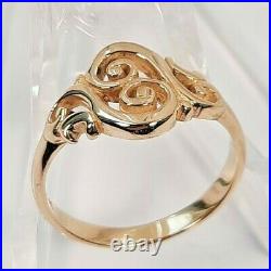 James Avery 14K Gold Spanish Swirl Ring Size 5