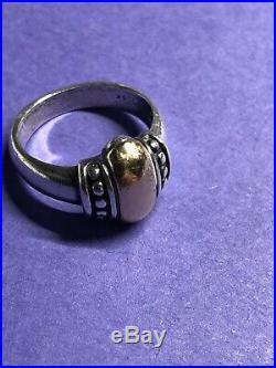 James Avery 14K / Sterling Silver 925 Bead Ring Size 7