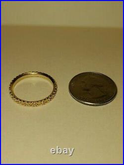 James Avery 14K Yellow GOLD Size 10 Delicate Blossom Ring Band RETIRED