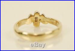 James Avery 14K Yellow Gold Angel Ring 3.49g Size 6.75 Retired Rare