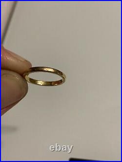 James Avery 14K Yellow Gold Charm Ring Size 4.5 Appx 2 Grams