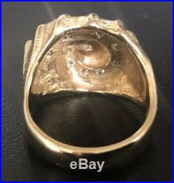 James Avery 14K Yellow Gold & Diamonds Conch Shell Ring Size 7