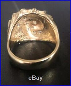 James Avery 14K Yellow Gold & Diamonds Conch Shell Ring Size 7
