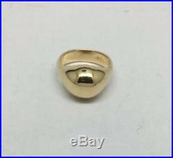 James Avery 14K Yellow Gold Dome Ring Size 4.5