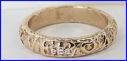 James Avery 14K Yellow Gold Forever Always Band Ring Size 6 1/2