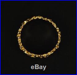 James Avery 14K Yellow Gold MARGARITA DAISY Flower Ring Size 8.25 Retired Rare