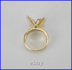 James Avery 14K Yellow Gold MARIPOSA BUTTERFLY Ring Size 5.75 Retired