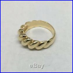 James Avery 14K Yellow Gold Multi Dome Ring Size 7