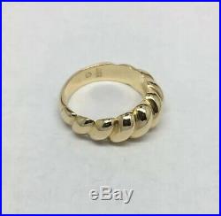 James Avery 14K Yellow Gold Multi Dome Ring Size 7