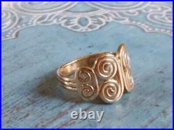 James Avery 14K Yellow Gold Mycenaean Butterfly Ring Size 5.75 RETIRED RARE