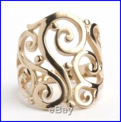 James Avery 14K Yellow Gold Open Sorrento Ring Size 6.25 (7.1g)