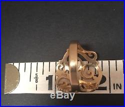 James Avery 14K Yellow Gold Open Sorrento Ring Size 9.25