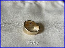 James Avery 14K Yellow Gold Retired Narrow Crosslet Ring Size 5.25 Preowned