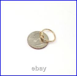 James Avery 14K Yellow Gold Ring Heart Love Knot Size 4.5 LHK2