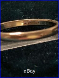 James Avery 14K Yellow Gold Ring Size 8.25