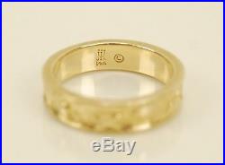 James Avery 14K Yellow Gold Sea Shells Ring 4.7g Size 6 Retired