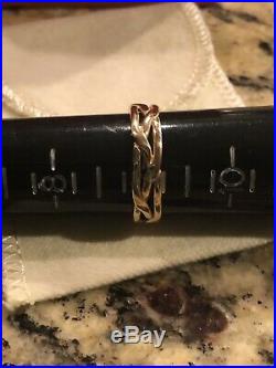 James Avery 14K Yellow Gold Tresse Band Ring Size 9 Retails For $370