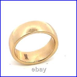 James Avery 14K Yellow Gold Wedding Band 7 Grams Ring Size 5.5