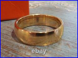James Avery 14k GOLD Athena Band Ring size 10