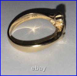 James Avery 14k Gold Adorned Claddagh Ring Size 8