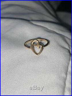 James Avery 14k Gold Delicate Mothers Love Ring size 6.75