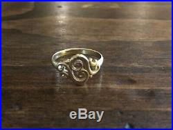 James Avery 14k Gold Spanish Swirl Scrolled Ring Sz 6 Excellent Condition