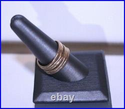 James Avery 14k Gold Stacked Hammered Ring Pre-Owned